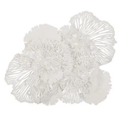 Flower Wall Decor - White
