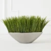 Faux Grass In Silver Pot 2 Faux Grass In Silver Pot -Furniture Sales webimage 207540972