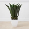 Faux Agave Bush With Square Pot -Furniture Sales webimage 207903999 jpg 1