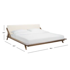 Silas Platform Bed -Furniture Sales webimage 601877593 601421777 KING DIM 1