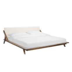 Silas Platform Bed -Furniture Sales webimage 601877593 601421777 QUEEN KING ALT1 1