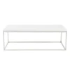 Cory Rectangle Coffee Table - White/Silver 1 Cory Rectangle Coffee Table - White/Silver -Furniture Sales webimage 602140178