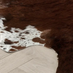 Augusto Hair On Cowhide Rug - Dark Brown -Furniture Sales webimage 620002653 2 jpg