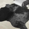 Anton Hair On Cowhide Rug - Black -Furniture Sales webimage 620002654 jpg