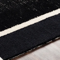 Ellery Rug - Black/Ivory -Furniture Sales webimage 620037367 5 jpg