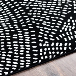 Addison Rug - Black -Furniture Sales webimage 620085056 5 jpg