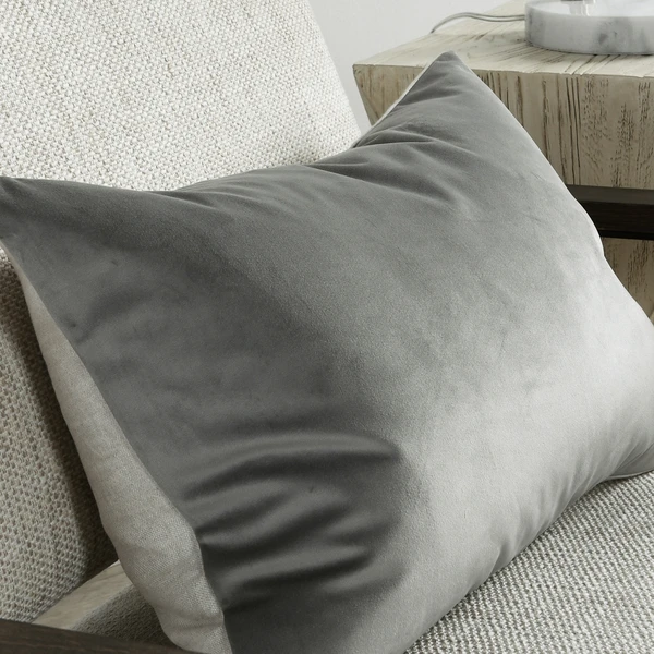 Caelynn Lumbar Pillow - Grey 6 Caelynn Lumbar Pillow - Grey - Image 4