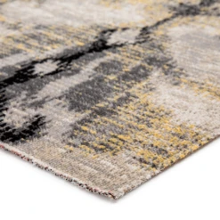 8'10" X 12' Caddessi Outdoor Rug - Ivory/Gold -Furniture Sales webimage 620100599 2 jpg