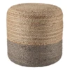 Merritt Round Pouf - Light Grey -Furniture Sales webimage 620107027 jpg