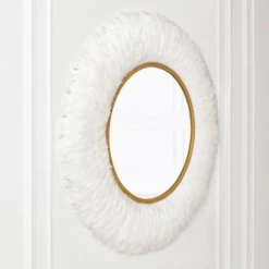 Nikki Chu - Daybreak Feather Mirror -Furniture Sales webimage 620165692 1 jpg