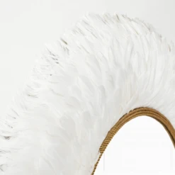 Nikki Chu - Daybreak Feather Mirror -Furniture Sales webimage 620165692 2 jpg