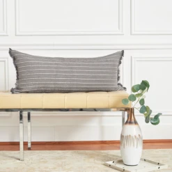 Lillian Lumbar Pillow - Grey -Furniture Sales webimage 620190376 room