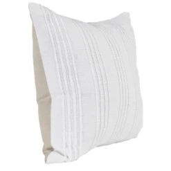 Kyrie Pillow 22" - White -Furniture Sales webimage 620391582 corner