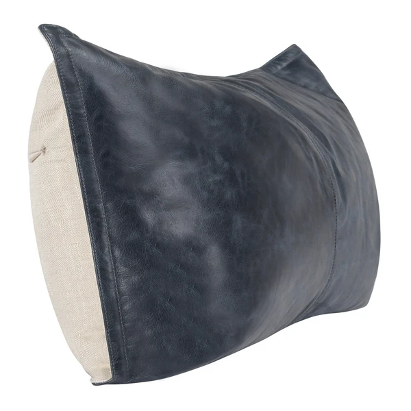 Dylan Lumbar Pillow - Navy 6 Dylan Lumbar Pillow - Navy - Image 4