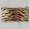 Tanzania Lumbar Pillow - Black/Tan -Furniture Sales webimage 620551002 jpg