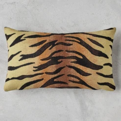 Tanzania Lumbar Pillow - Black/Tan