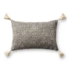 Felicity Lumbar Pillow - Charcoal