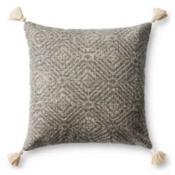 Felicity Pillow 22" - Charcoal