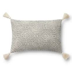 Felicity Lumbar Pillow - Light Grey