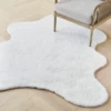 Lapin Animal Shape Rug - White -Furniture Sales webimage 620607444 620607445
