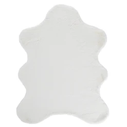 Lapin Animal Shape Rug - White -Furniture Sales webimage 620607445 jpg