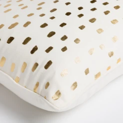 Addison Pillow 18" - Ivory/Gold -Furniture Sales webimage 620721125 DTL2