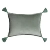 Velvet Tassle Lumbar Pillow - Sage -Furniture Sales webimage 620721130 SIL