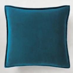 Velvet Pillow 20" - Cerulean
