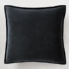 Velvet Pillow 20" - Black -Furniture Sales webimage 620721137