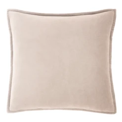 Velvet Pillow 20" - Light Beige -Furniture Sales webimage 620721142 SIL