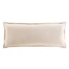 Long Velvet Lumbar Pillow - Light Beige -Furniture Sales webimage 620721144 SIL 1