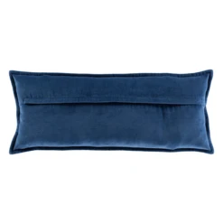 Long Velvet Lumbar Pillow - Navy -Furniture Sales webimage 620721145 ALT