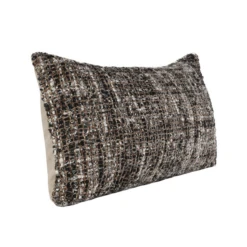 Malek Lumbar Pillow - Black/Ivory -Furniture Sales webimage 620848621 ALT2 1