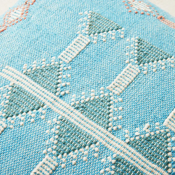 Arlo Pillow 18" - Turquoise 5 Arlo Pillow 18" - Turquoise - Image 3