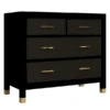Monterey 4 Drawer Dresser - Black -Furniture Sales webimage 821157230 jpg