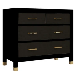Monterey 4 Drawer Dresser - Black