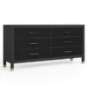 Monterey 6 Drawer Dresser - Black -Furniture Sales webimage 821189931 jpg