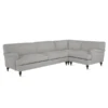 Peyton Sectional - 3 PC -Furniture Sales webimage 999394077 left arm facing MAXWELL PEARL GREY TURNED ESPRESSO EJLA jpg