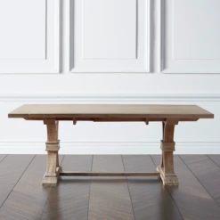 Archer Wash Oak Extending Dining Table