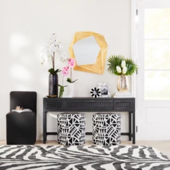 Nikki Chu - Ottoman -Furniture Sales webimage Nikkichu FloralVignette 12 01 square