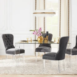 Charlotte Dining Chair - Acrylic -Furniture Sales webimage Regency Dining 01 1x1 web